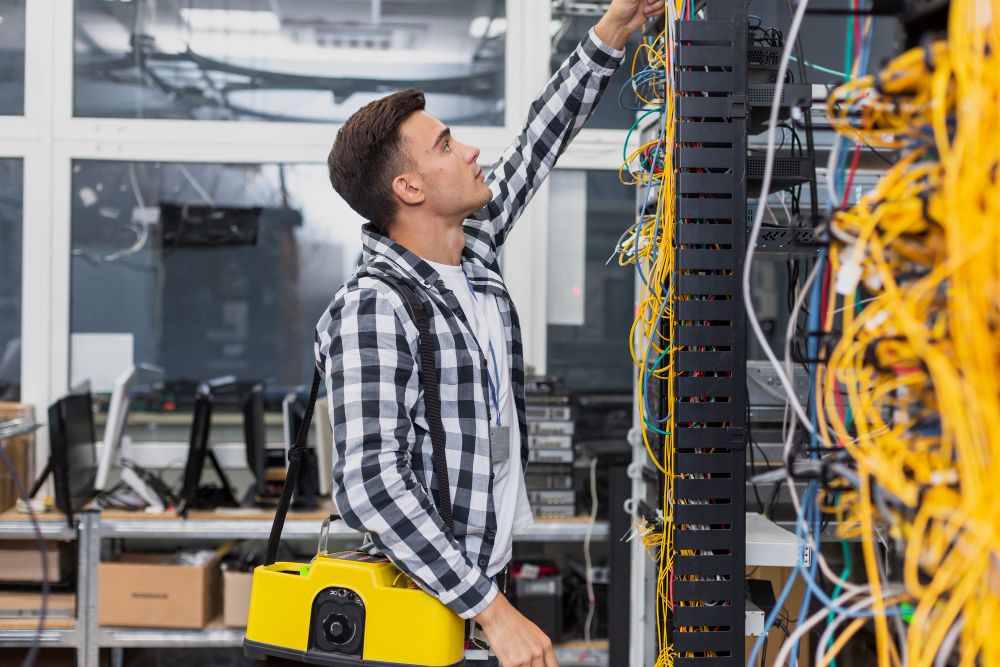Replacing network infrastructure in an office