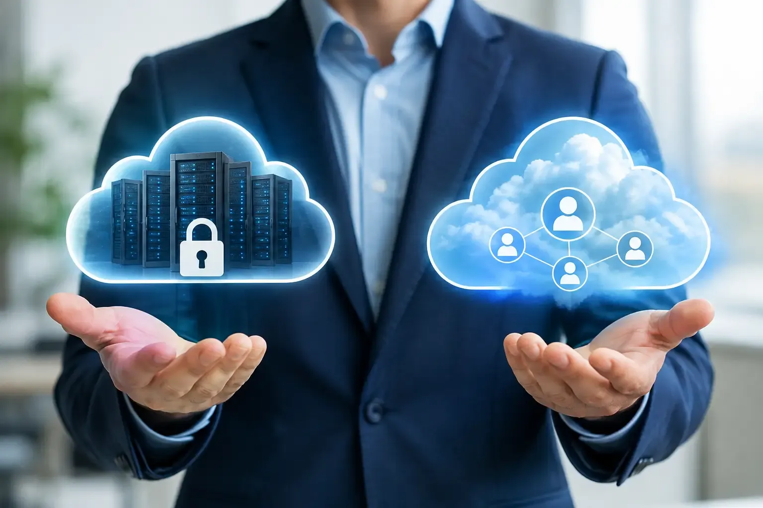 Private vs. Public Cloud for Business